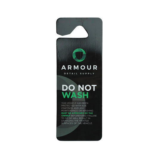 Armour “Do Not Wash” Hang-Tag