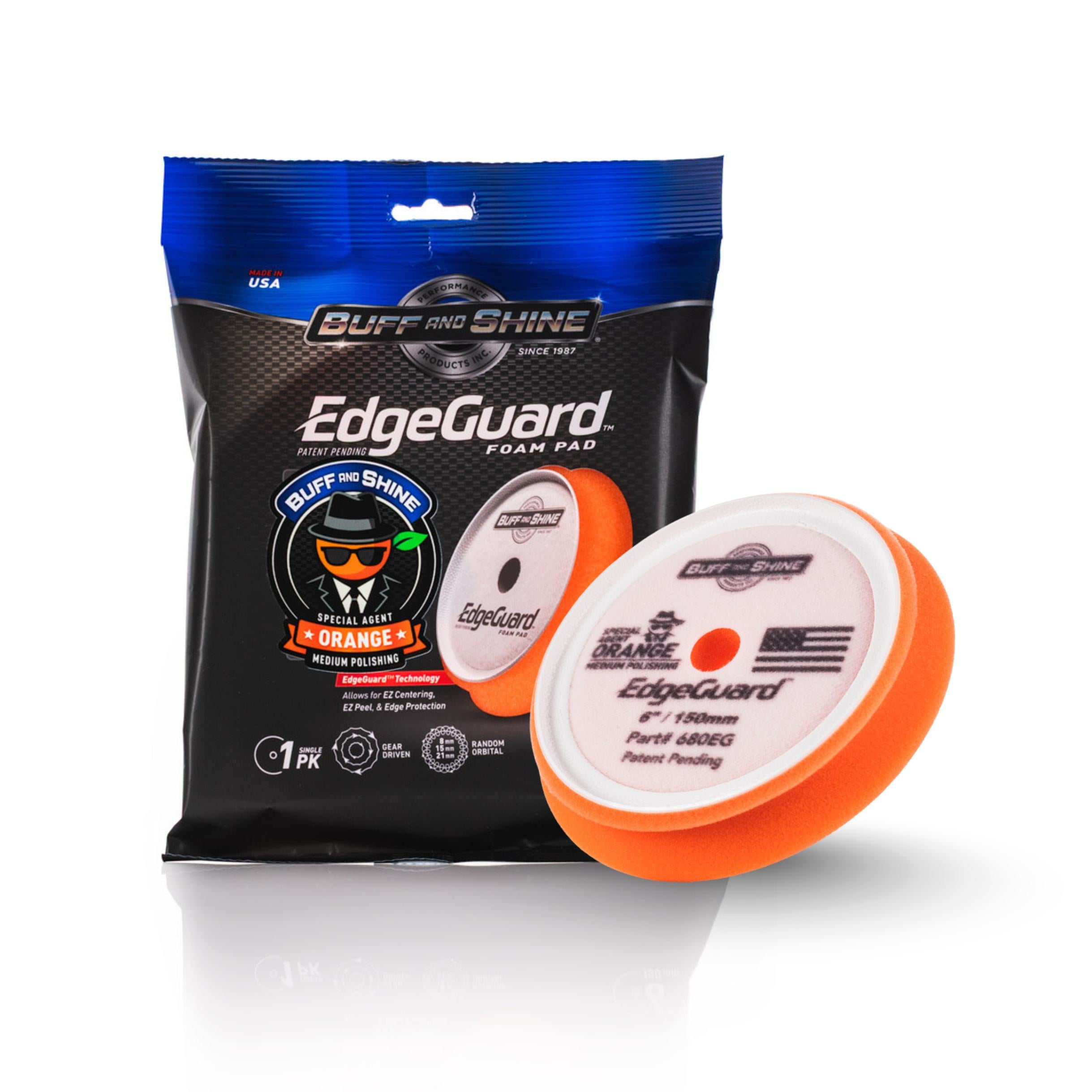 Buff Panel Work Buff & Shine EdgeGuard 6″ (150 mm) Foam Pads – Large Panel Polishing ...