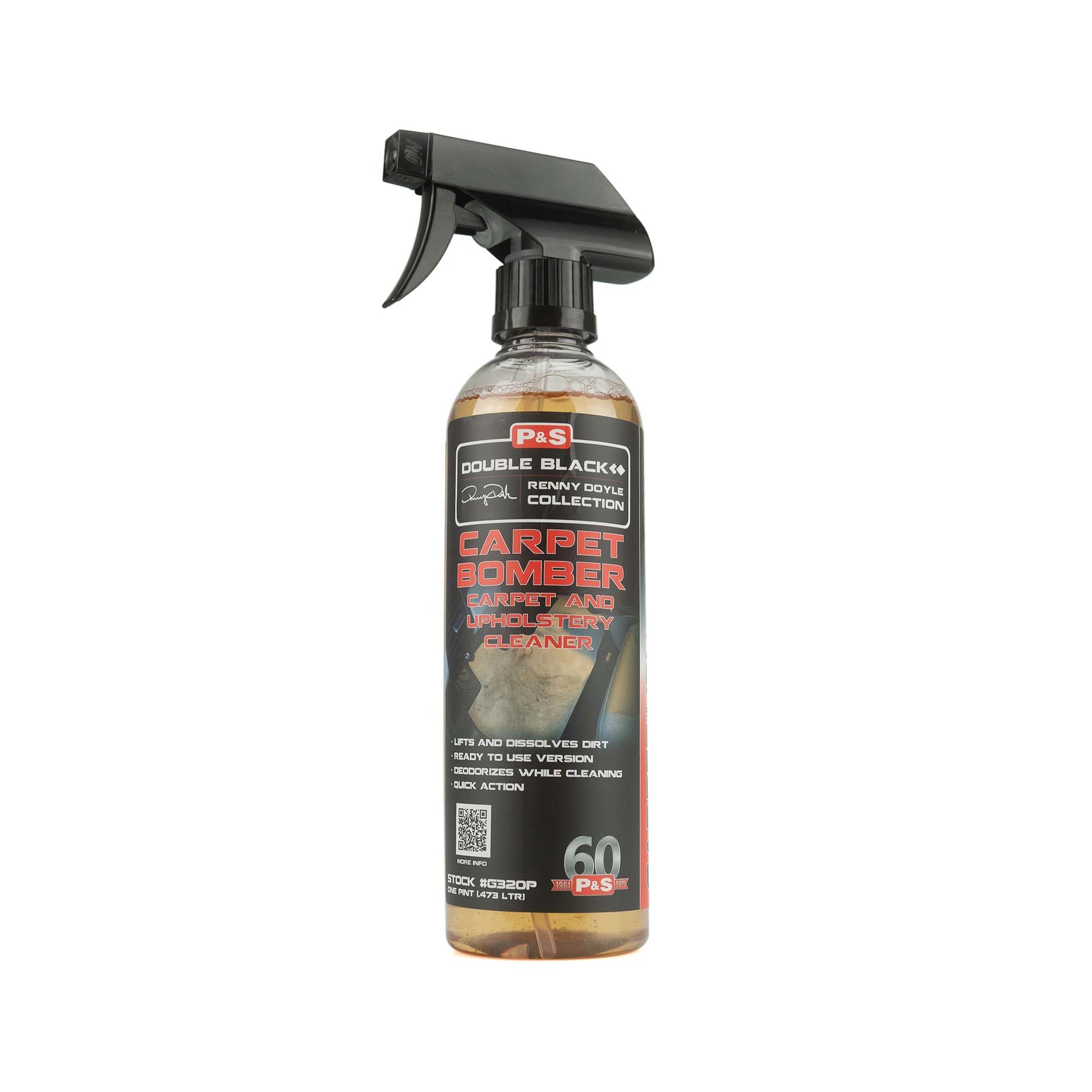 P&S CARPET BOMBER CARPET AND UPHOLSTERY CLEANER spray Pint