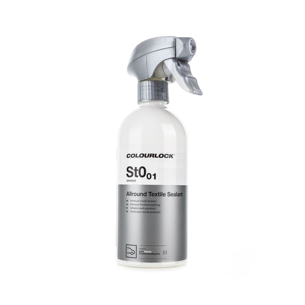 Colourlock St0.01 Allround Textile Sealant 500ml bottle front view on a white background
