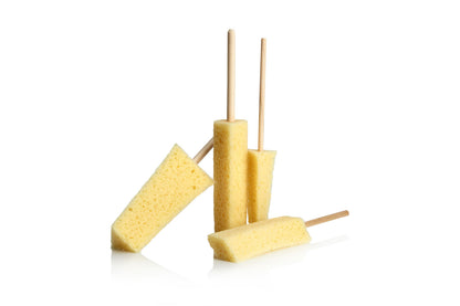 The 4 sponges of the Sponge Guru Precision Detailing Sponge Kit