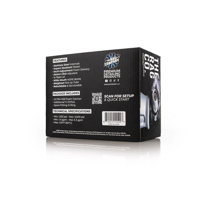 Ultra H2O Foam Cannon retail packaging back