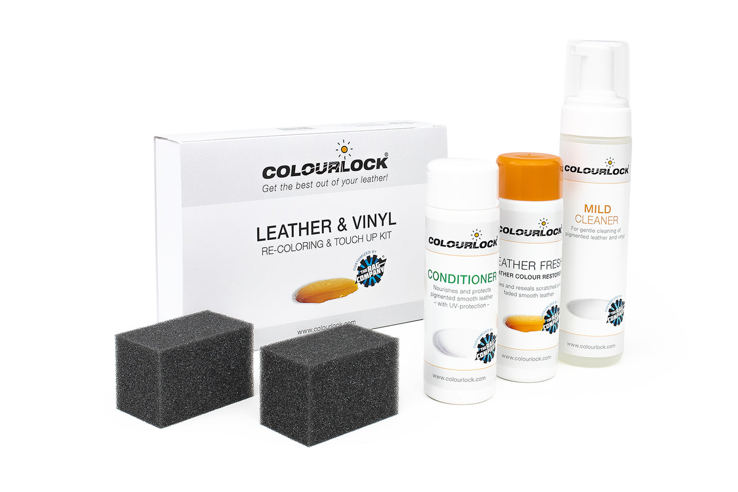 Colourlock leather and vinyl re coloring and touch up kit